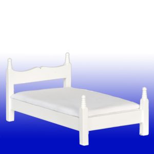 SINGLE BED WHITE