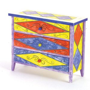 3 DRAWER DIAMOND CHEST