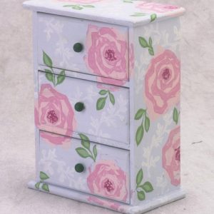 DAMASK ROSE 3 DRAW.CHEST