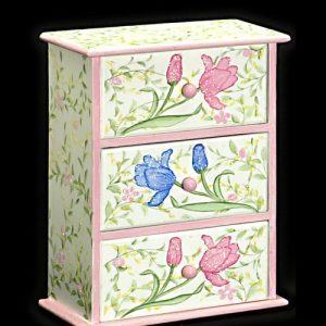 3-DRAWER GLITTER CHEST