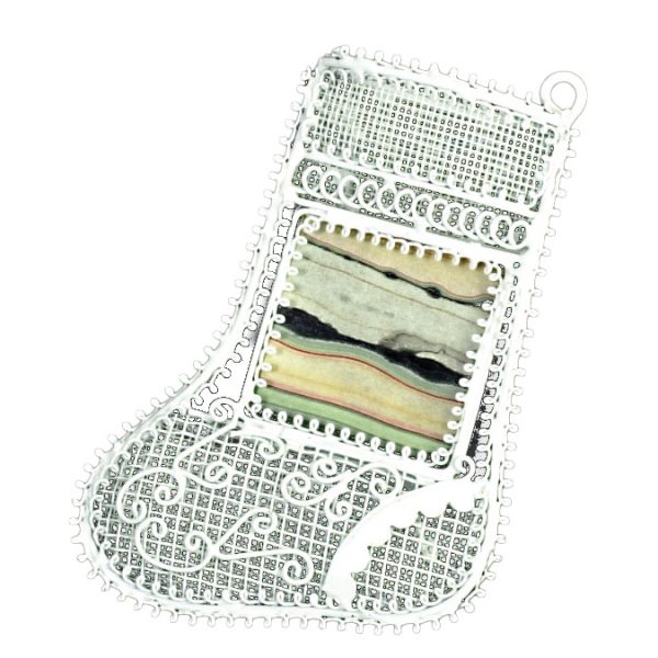 1 1/2in XMAS STOCKING FRA