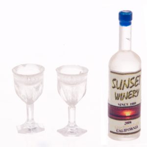 WHITE WINE/2GOBBLETS SET
