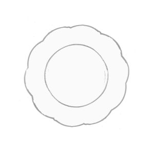 SALAD PLATES/CLEAR/12