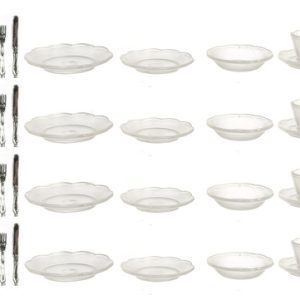CLEAR DISHES/CUPS/SI/40