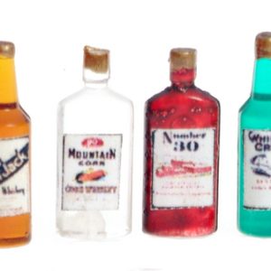 VINT LIQUOR BOTTLES/4/AT