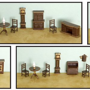 1/4inch 5 ROOM SET