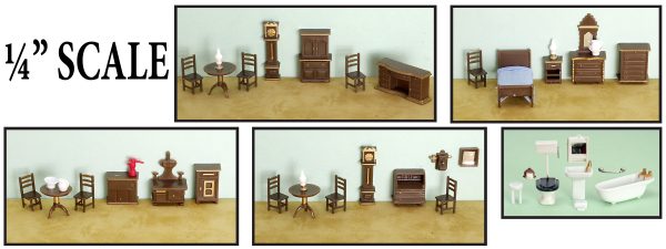 1/4inch 5 ROOM SET