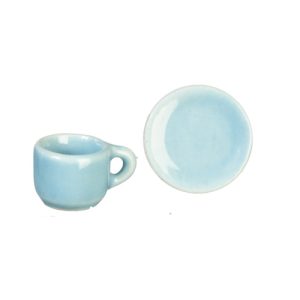 BLUE CUP & SAUCER
