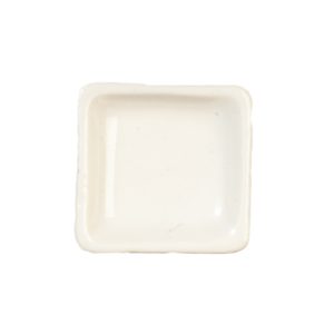 SM.SQUARE CER.PLATE/WHITE