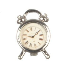 SILVER ALARM CLOCK