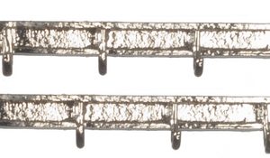 CLOTHES RAIL/SET/2/SILVER