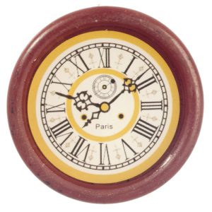SMALL WOODEN DEC.CLOCK