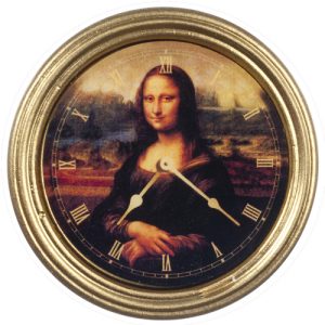 MONA LISA CLOCK