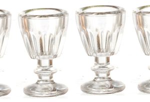 CRYSTAL GLASSES/SET/4