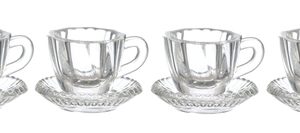 VICT.CUPS/SAUCERS SET/8