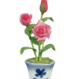ROSES IN POT/PINK