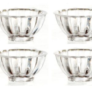 SMALL CLEAR BOWLS/4