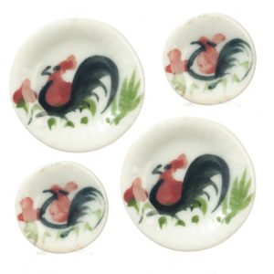 CERAMIC PLATES SET/4