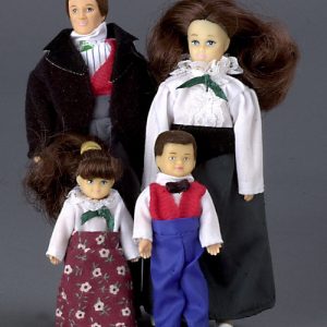 VICT.DOLL FAMILY/4/BRN