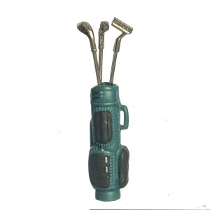 GOLF BAG W/3 CLUBS/BLUE