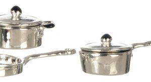 ALUMINUM CASSEROLE SET/5