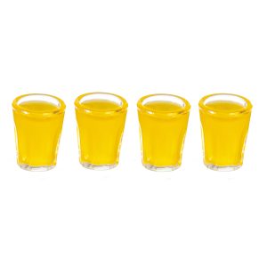 LARGE ORANGE JUICE SET/4