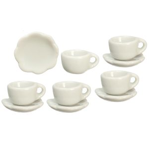 VICT.CUPS/SAUCERS/SET/5
