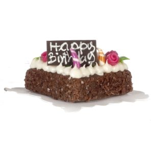 SQUARE BIRTHDAY CAKE/CHO