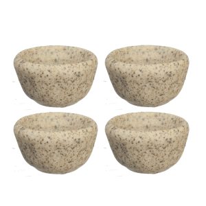 STONE FINISH CER.BOWLS/4