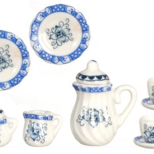 TEA SET/11pcs/BLUE