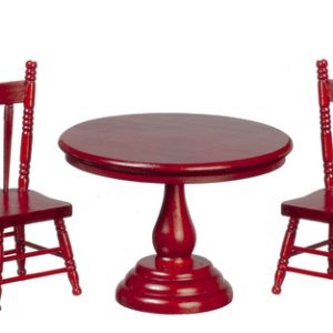 KITCHEN TABLE SET/MAHOG