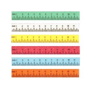 RULER/ASSORTED/SET/6