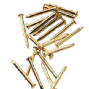 BRASS PIN NAIL 100PC/PKG