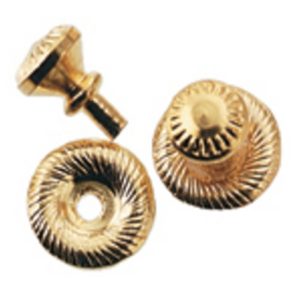 VICTORIAN KNOB W/BACKPL/4