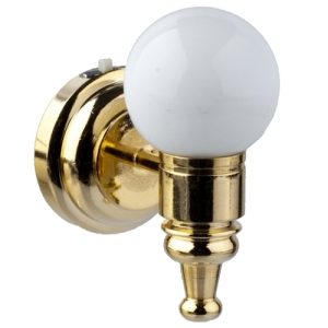 LED WH.GLOBE WALL SCONCE