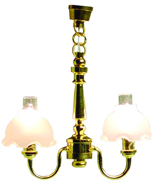 2-LIGHT CHANDELIER/12V