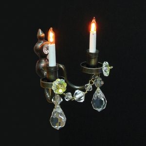 DOUBLE CANDLE WALL SCONCE