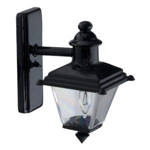 SMALL BLACK COACH LAMP