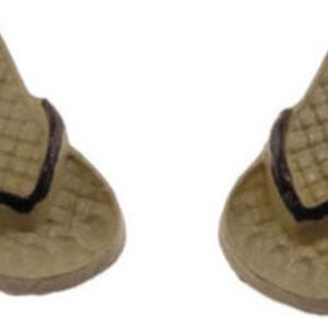 FLIP FLOPS/TAN/BROWN/LG