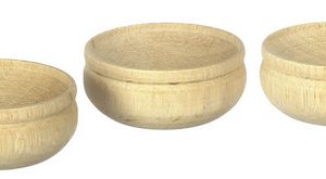 WOODEN BOWLS SET/3