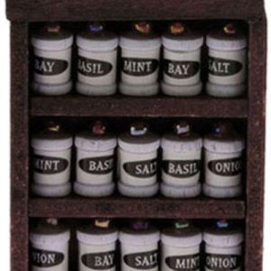 SPICE RACK W/SPICES