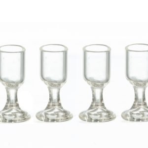 GLASS STEMWARE SET/4