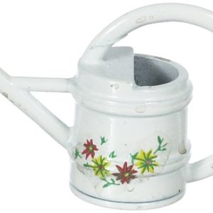 WATERING CAN/WHITE W/FLOW