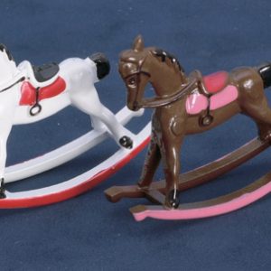 ROCKING HORSE/WHITE