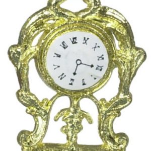 GOLD MANTEL CLOCK