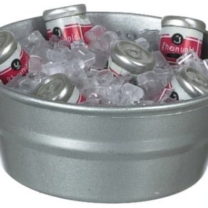 TUB W/ICE/CANNED DRINKS