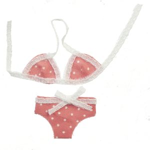 BIKINI/PINK/WH.POLKA DOTS