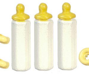 BABY BOTTLE/PAC.SET/6/YEL