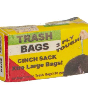 BOX OF TRASH BAGS