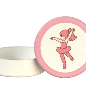 ROUND TIN/BALLERINA DESIG